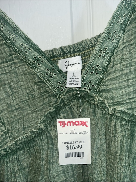 Jopna Dresses & Skirts - Jopna Green Eyelet Cotton Sundress - Sage Green